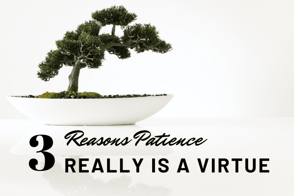 3 reasons patience is a virtue