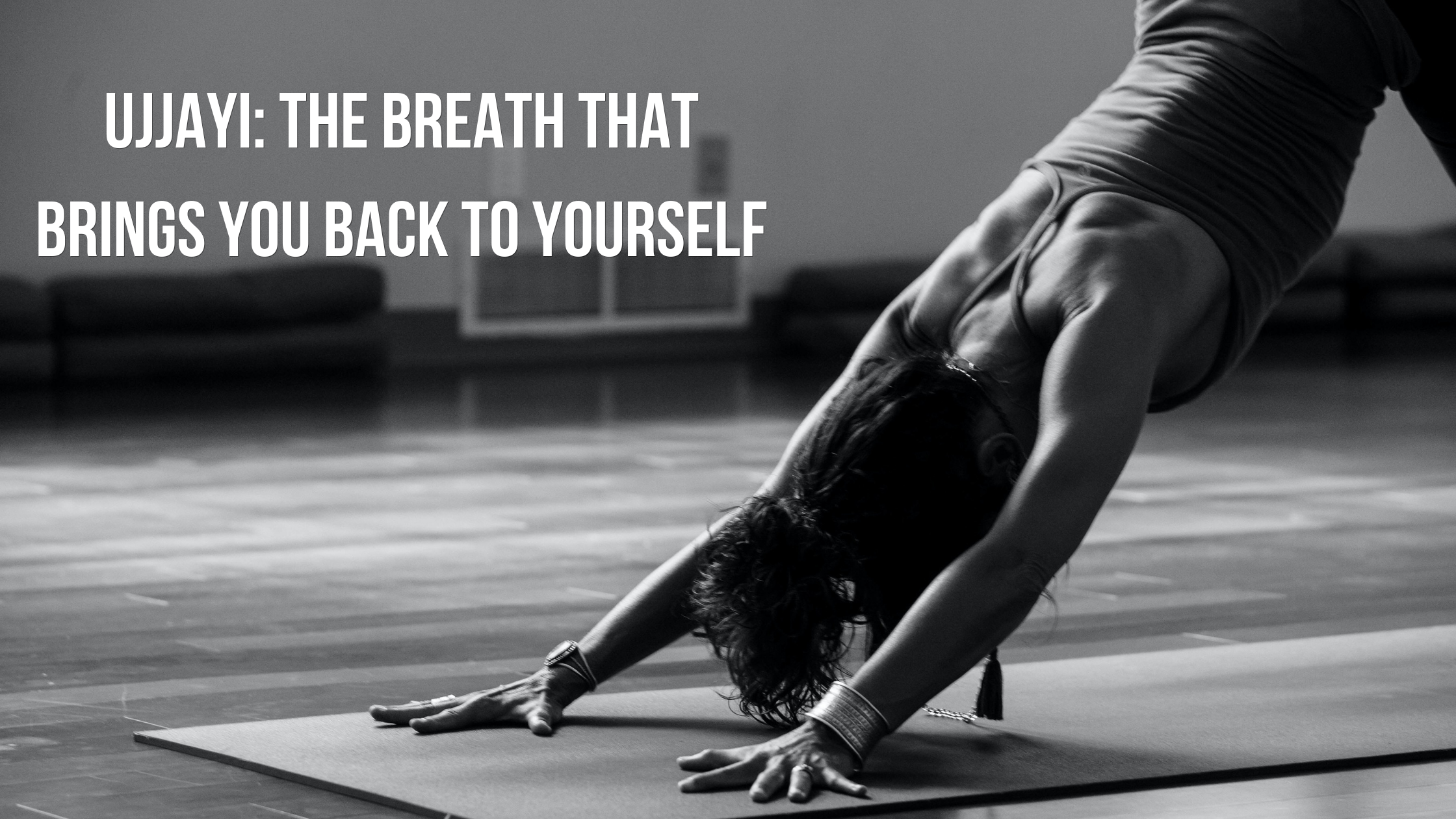 Practicing Ujjayi breath step by step in Baptiste Yoga